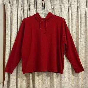 Eileen Fisher Organic Cotton Hooded Top - Medium